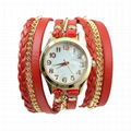  2015 Fashion Hot Wrist watches Women  Leather Bracelet Watch