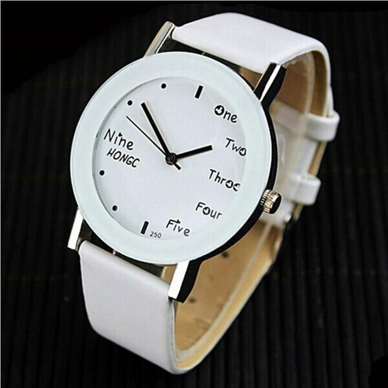 Relojes mujer 2015 ladies leather watches women's fashion loose-fitting dress qu 3
