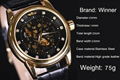 Royal Diamond Design Black Gold Watch Mens Watches Top Brand Luxury  8