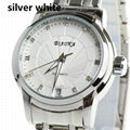 Classic Full Stainless Steel Clasp Watch Calendar Casual Watch