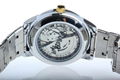 High Quality Waterproof Watches Men Full Stainless Steel Clear Mineral Glass Lux 4