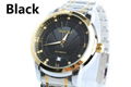 High Quality Waterproof Watches Men Full Stainless Steel Clear Mineral Glass Lux 12