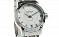 Classic Full Stainless Steel Clasp Watch Stamp Calendar Clear Mineral Glass Silv 3