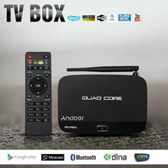 Andoer F7 Full HD 1080P 1G / 8G Android 4.4 TV Box RK3128 Quad-Core Kodi/XBMC/Mi