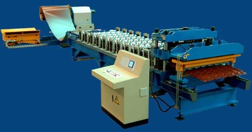 Aluminium Step Tiles Corrugating Machine For Sale