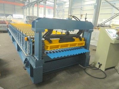 Sinusoidal Profile Roofing Sheet Roll Forming Machine For Sale 