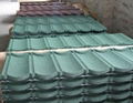 Stone Chip Coated Steel Roof Tiles And