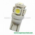 W5W 5SMD LED car bulbs