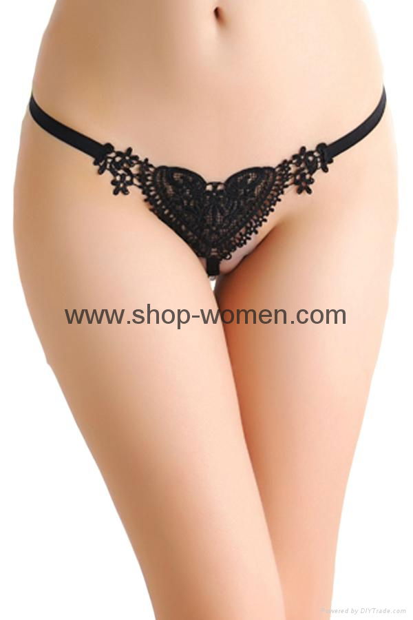 Sweet Lace Heart G-string 2