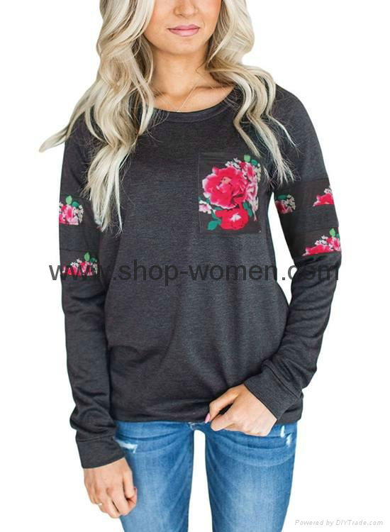 Women Floral Sweatshirt 2