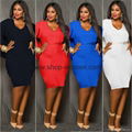 Women's Plus Size Cape Dress