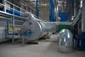 Flue gasses heat economizer