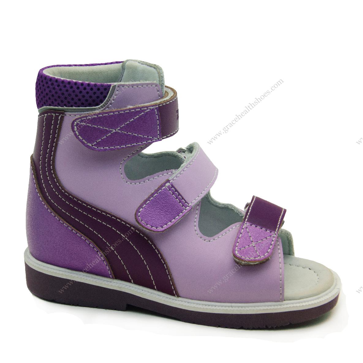 leather Orthopedic Shoes Children sandal for correct flat foot  4