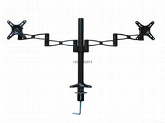 雙屏顯示器支架雙屏桌面LCD支