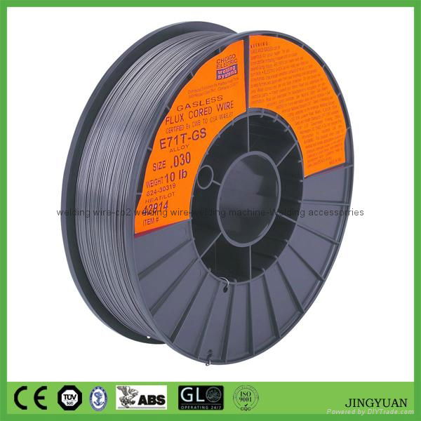 high strength steel low alloy E71T1 fluxcored welding wire factory