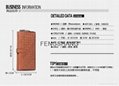 Long item leather zipper handcrafted webbing wallet- M6026 9