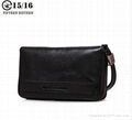 sheepskin big capacity zipper wallet with wrist M3029 1