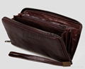sheepskin big capacity zipper wallet with wrist M3029 4