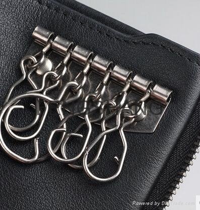 key-ring men's large capacity zipper coin purse-M3081 2
