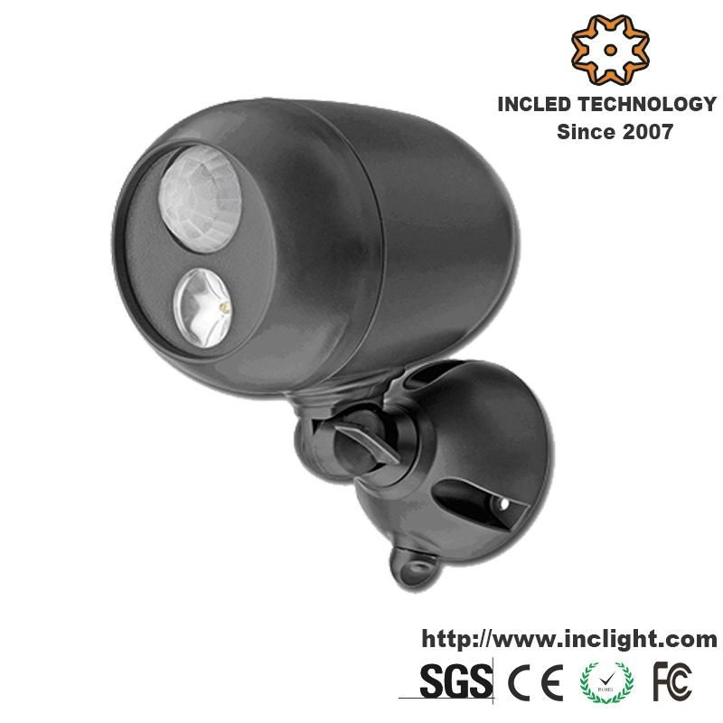 3W wireless motion led sensor light