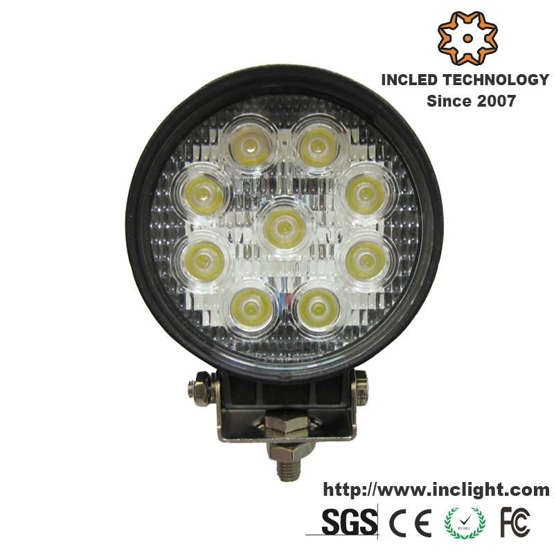 4 Inch 27W 2150lm Square Spotlight LED Worklight 2