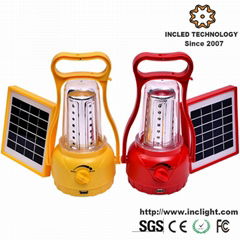 Handle Solar Camping Lantern Light with USB Mobile Charger