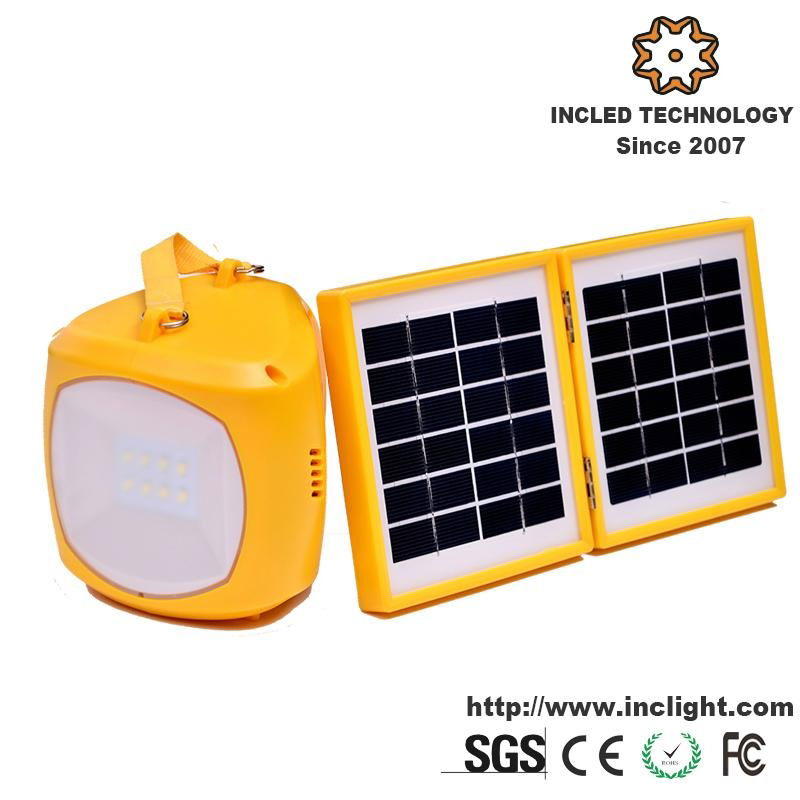 Portable Solar Lantern Camping Light with USB Charger 3