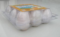 Disposable PVC Blister Plastic Egg Container Clamshell Box