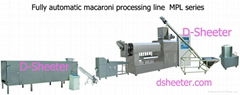 Fully automatic macaroni processing line