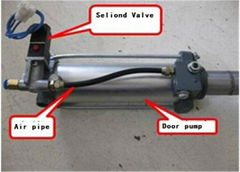 Pneumatic Power Pulling Bus Door Mechanism