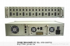 光纖收發器機架 16槽機架