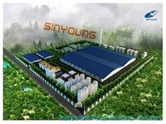 Rubber plant design for whole rubber factory