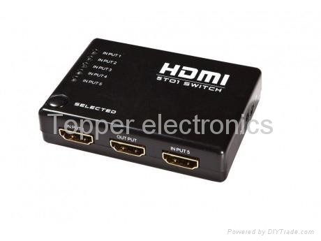hdmi switcher 5x1 with remote