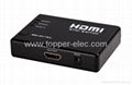 Mini 3x1 HDMI switch with remote control 1