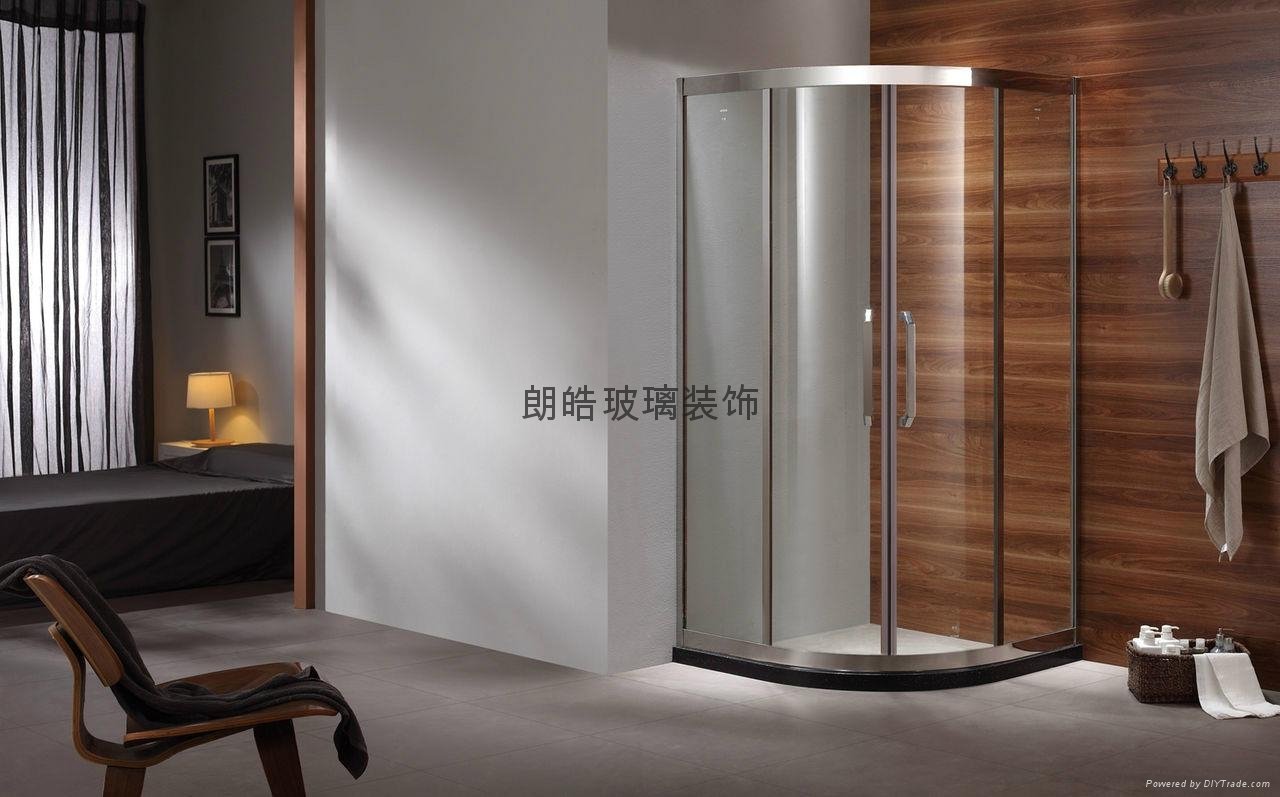 广州玻璃淋浴房定做安装 3
