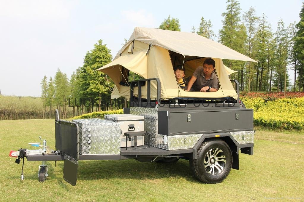Camping Trailer With Roof tent
