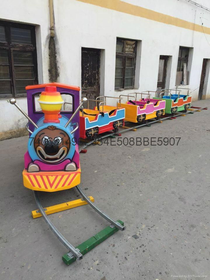 Direct selling children's playground small train rail electric square 2