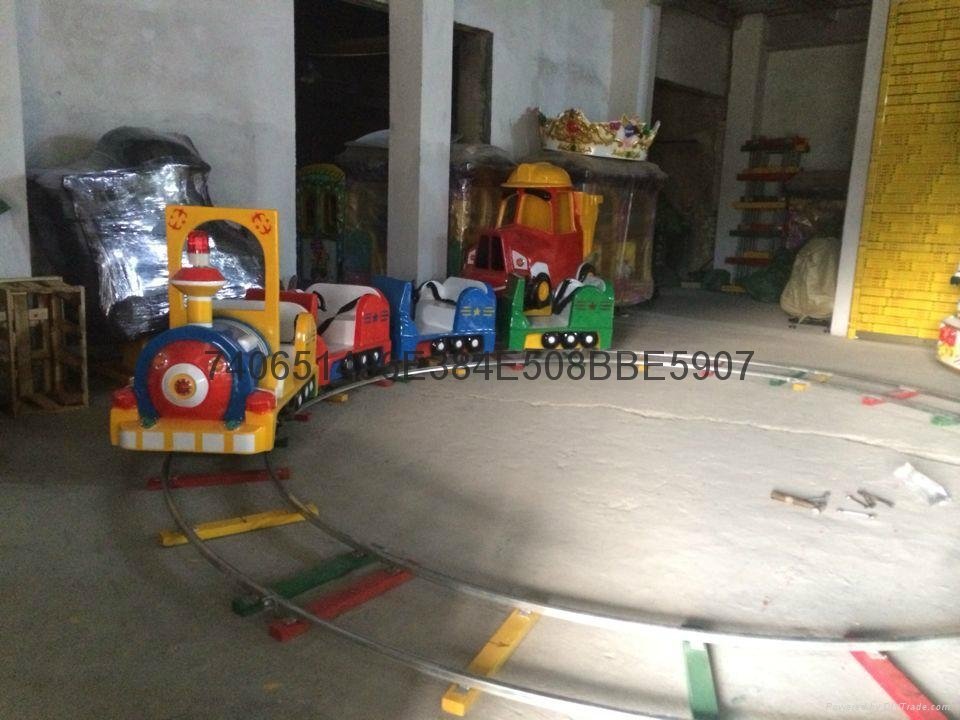 Direct selling children's playground small train rail electric square 3