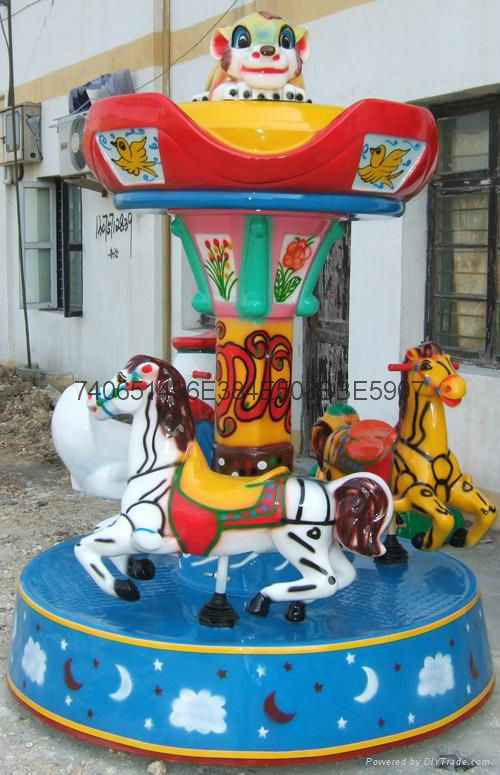 Direct selling amusement small carousel wheel swivel chair 2