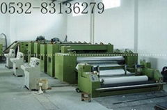 Needle punched geotextile production line