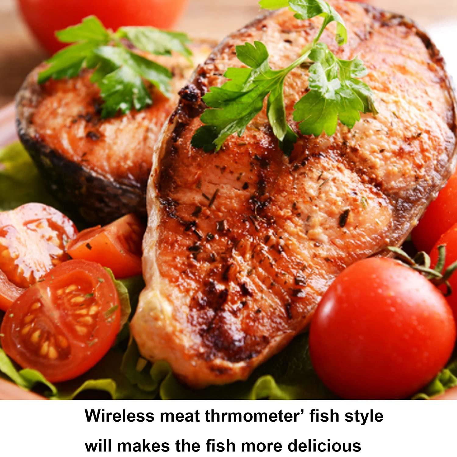 275ft 70m Long Range Digital Food Smart Wireless Meat Thermometer 5