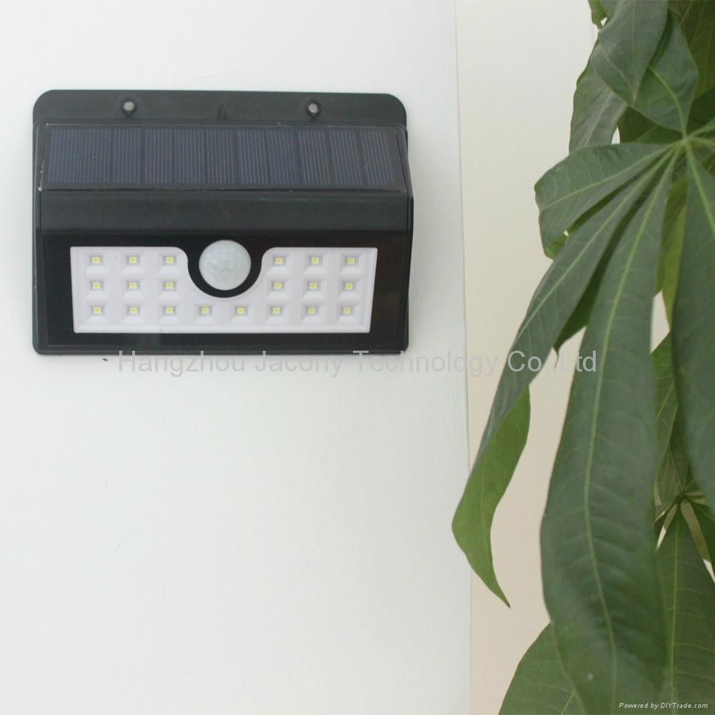 Solar Wall Light  with motion sensor 20 bright leds 4