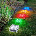 Solar Ice brick light with 4LED