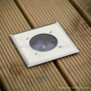 Solar deck light round or square 4