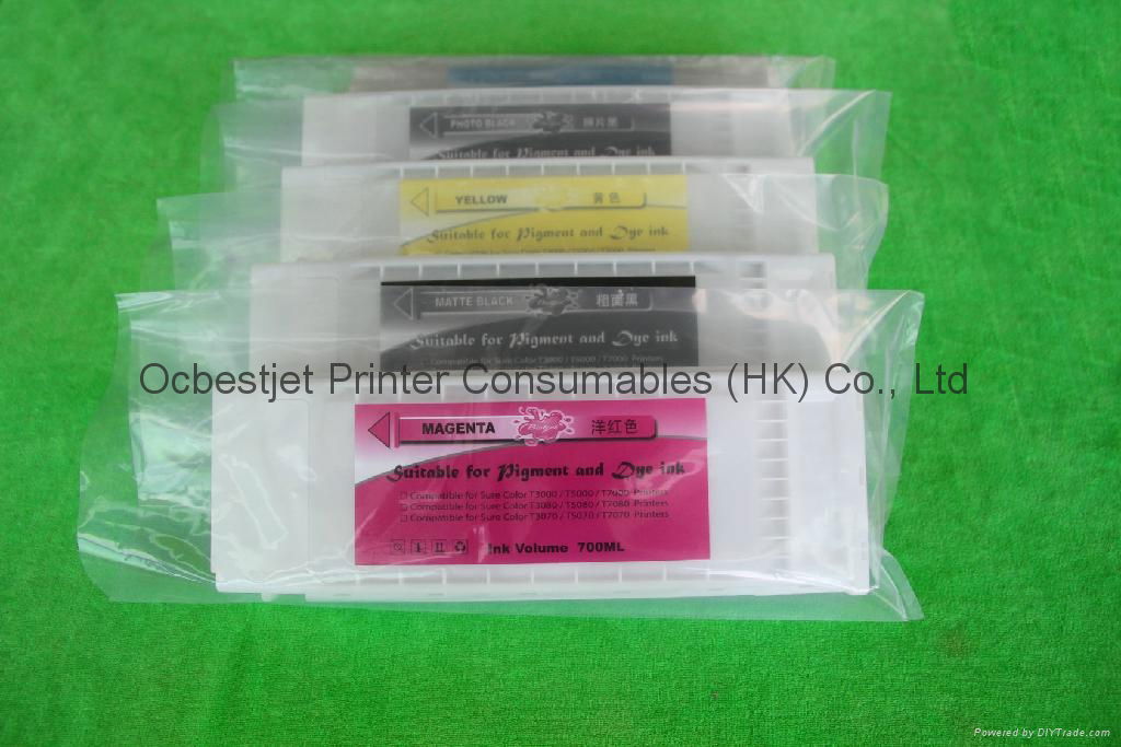 Wholesale EPSON Sure Color T3000/T5000/T7000 refill ink cartridge--700ML  2