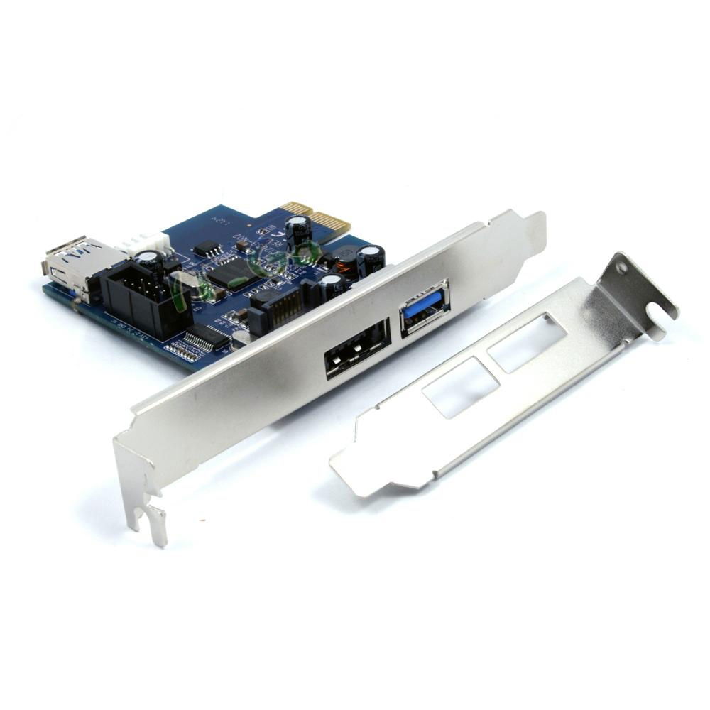 USB3.0 and Power eSATA Hybrid PCIe Card 2