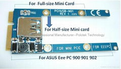 Mini PCIe to USB adapter card mPCIe converter