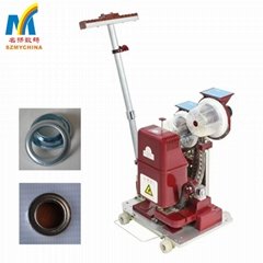 Automatic grommet machine for banner