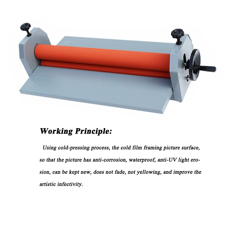 High Quality 65cm Manual Poster Cold Laminators 5