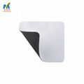 Custom Round Fabric and Ribbon Mousepads Blanks For Sublimation